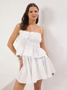 Trendyol Pure Cotton Top & Skirt