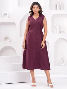 Nayo Women A-Line Midi Dress