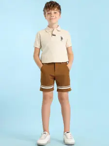 U.S. Polo Assn. Kids Boys Striped Technology Shorts