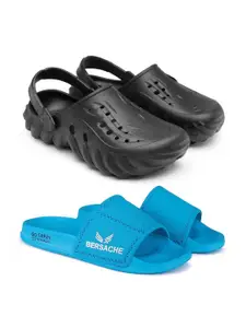 BERSACHE Men Pack Of 2 Ultra Soft Technology Flip Flops