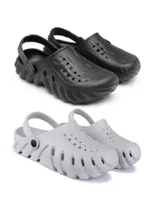 BERSACHE Men Pack Of 2 Clogs