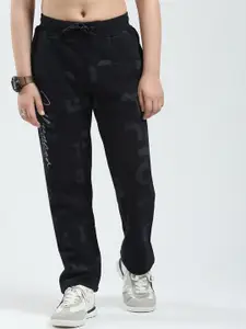 Monte Carlo Boys Printed Mid-Rise Track Pants