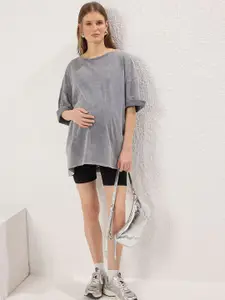 Trendyol Maternity Mid-Rise Regular Fit Regulsr Shorts