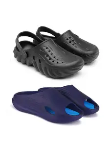 BERSACHE Men Pack Of 2 Clogs