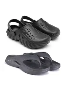 BERSACHE Men Pack Of 2 Ultra Soft Technology Flip Flops