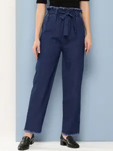 BAESD Women Comfort Relaxed Fit Heavy Fade Stretchable Jeans