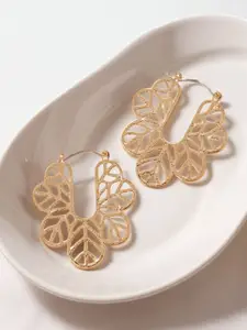 Accessorize Contemporary Filigree Hoop Earrings