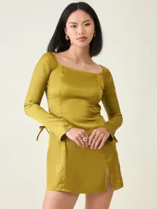 aayu Women  Satin A-Line Mini  Dress