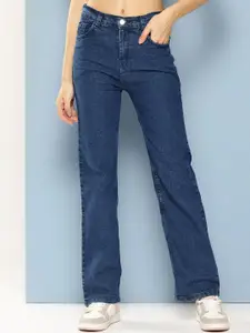 BAESD Girls Comfort Relaxed Fit Heavy Fade Stretchable Jeans