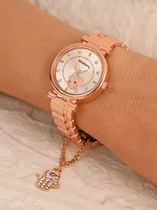 Dressberry Women Analogue Watch With Charm DBSet25 Set Set-81