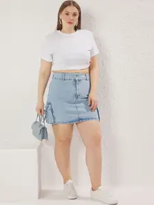Trendyol Pure Cotton Pencil Mini Skirt