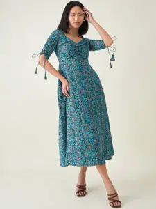 aayu Women A-Line Midi Dress