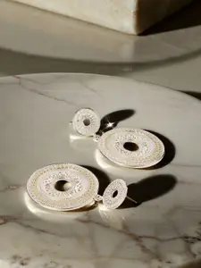 Accessorize Circular Shaped Disc Drop Earrings