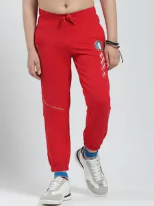 Monte Carlo Boys Printed Cotton Mid-Rise Track Pants