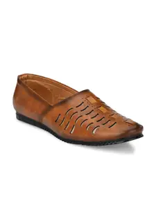 LEEPEETER Men Pointed Toe Mojaris