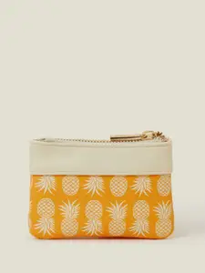 Accessorize London Women's Pineapple Print Coin Purse