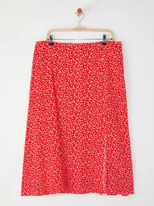 Trendyol Women Printed A-Line Knee Length Skirt