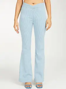 TARAMA Women Flared Stretchable Jeans