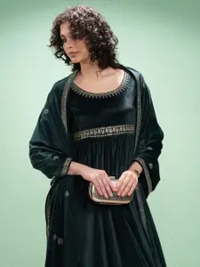 Vishudh Embellished Embroidered Maxi Dress