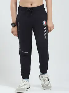 Monte Carlo Boys Printed Regular Fit Mid-Rise Track Pants