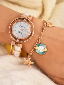 Dressberry Women Watche & Bracelet Gift Set