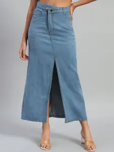 Chemistry Women Pure Cotton A-Line Maxi Skirt