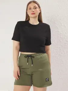 Trendyol Women Regular Fit Mid-Rise Shorts