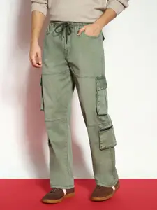 Urbano Fashion Men Loose Relaxed Fit Heavy Fade Stretchable Jeans