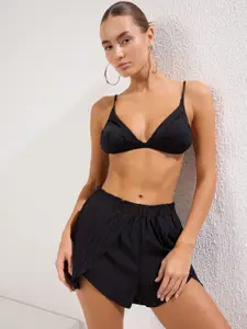 Trendyol Women High-Rise Relaxed Fit Shorts