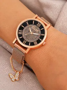 Dressberry Women Embellished Reset Time Watches Gift Set