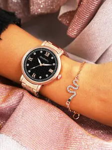 Dressberry Women Watches & Bracelet Gift Set