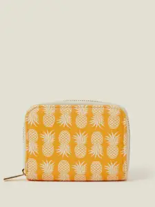 Accessorize London Women Pineapple Print Purse