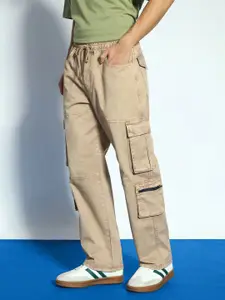 Urbano Fashion Men Loose Relaxed Fit Heavy Fade Stretchable Jeans