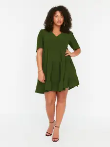 Trendyol Tiered A-Line Dress