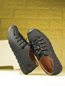 LEEPEETER Men Lace-Ups Mojaris