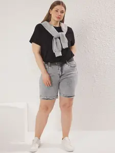 Trendyol Women Regular Fit Denim Shorts