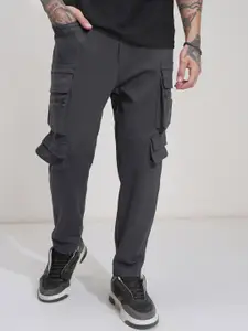 HIGHLANDER Men Comfort Tapered Fit Joggers Trousers