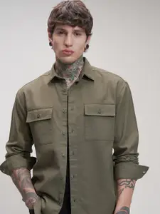 HIGHLANDER Men Comfort Opaque Casual Shirt