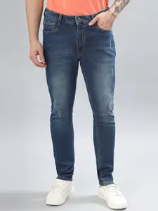 R.Code by The Roadster Life Co. Men Carrot Mid-Rise Slim Fit Light Fade Jeans