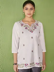 Anouk Embroidered Thread Work Thread Work Kurti