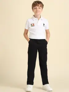 U.S. Polo Assn. Kids Boys Classic Regular Fit Cargos Trousers
