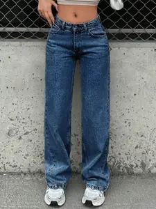 DressBerry Women Comfort High-Rise Straight Fit Stretchable Jeans