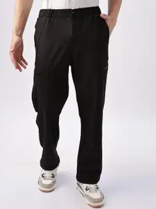 NEVER NEUD Men Relaxed Fit Structured Adventure Cargos Trousers