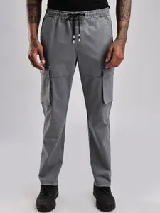 NEVER NEUD Men Relaxed Fit Core Vintage Cargos Trousers