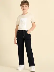 U.S. Polo Assn. Kids Boys Cotton Relaxed Fit Jeans