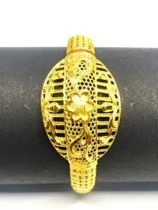 Anouk Gold-Plated Indian Traditional Textured Bangle