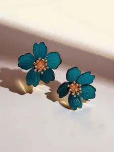 Accessorize Diamante Floral Shaped Studs