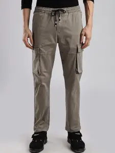 NEVER NEUD Men Relaxed Fit Core Vintage Cargos Trousers