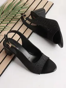 Killer Women Embellished Block Sandals