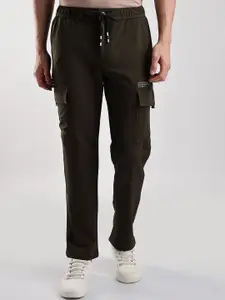 NEVER NEUD Men Relaxed Fit Structured Imported Utility Cargos Trousers
